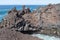 Cliffs in Los Hervideros, Lanzarote, Canary Island, Spain