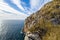 Cliffs of Maro Cerro Gordo Natural Park, near Maro and Nerja, Malaga province, Costa Del Sol, Spain.