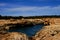 Cliffs, mediterranean turquoise sea