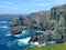 Cliffs at Mizen Head in Cork Ireland.