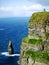 Cliffs of Moher, Branaunmore Sea Stack and O'Briens Tower, County Clare, Ireland