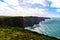 Cliffs of Moher Doolin Ireland Irish famous sightseeing cliff atlantiv ocean hiking scenic coastline