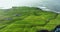 Cliffs of Moher steep precipice, Ireland tourist destination, aerial view 4k
