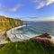 Cliffs of Moher at sunset, Co. Clare