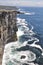 Cliffs near Dun Aengus, Inishmore, Aran islands in Ireland