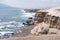 Cliffs near La Portada Natural Monument, Chile