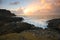 Cliffs near Port Eynon, UK.