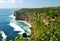 Cliffs near Uluwatu Temple on Bali, Indonesia