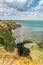 Cliffs Old Harry Rocks in Dorset - Jurrasic coast chalk formatio