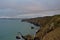 Cliffs Overlooking Blue Atlantic Ocean, Ireland