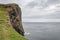 Cliffs overlooking the sea in the Isle of Skye