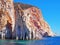 The cliffs of Polyaigos, an island of the Greek Cyclades