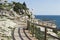 Cliffs of Rincon de la Victoria costa del sol Malaga Spain