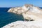 Cliffs and rocks in Agios Konstantinos beach