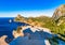 Cliffs and rocks of Cap de Formentor on Majorca island, Spain