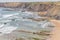 Cliffs, rocks and waves in Zambujeira do Mar beach