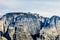 Cliffs rocky formations in Greece Meteora