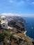 Cliffs of Santorini, overlooking the sea