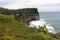 The cliffs and the sea near the Uluwatu Temple