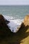 Cliffs and sea on the Pembrokeshire coastal path