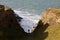 Cliffs and sea on the Pembrokeshire coastal path