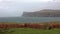 Cliffs seen from Lower Milovaig during the autumn storm Callum - Isle of Skye, Scotland