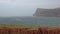 Cliffs seen from Lower Milovaig during the autumn storm Callum - Isle of Skye, Scotland