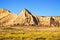 Cliffs at semi-desert landscape