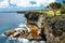 Cliffs on the southern shore of Tongatapu island in Tonga