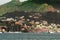 Cliffside homes in the Grenadines