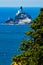 Cliffside View of Tillimook Lighthouse, Oregon