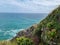 cliffside view in Wales, UK