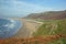 Clifftop view of Rhossili Bay