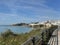 Clifftop walk in Albufeira Old Town, Portugal