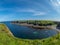 Clifftop walk at the Tomb of the Eagles, South Ronaldsay, Orkney