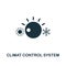 Climat Control System icon. Premium style design from urbanism icon collection. UI and UX. Pixel perfect Climat Control System