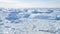 Climate Change. Iceberg afrom glacier in arctic nature landscape on Greenland. Icebergs in Ilulissat icefjord. Melting