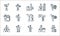 climate change line icons. linear set. quality vector line set such as deforestation, dead, waste, waste, save the planet, gas