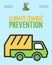 Climate Change Prevention Recycle Concept Placard Poster Banner Card. Vector
