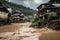 climate change-related natural disasters and their consequences, such as flooding and landslides