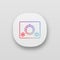 Climate control knob app icon