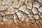 Climate crisis Arid earth, cracked and dry, tells of changing desert landscape