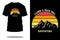 Climb a high hill adventure retro t shirt design