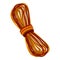 Climb rope icon, cartoon style