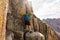 Climber on the Wilson Traverse, Colorado Rocky Mountains