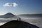 Climbers above the fog