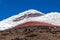 Climbers ascend to the refuge of Cotopaxi