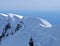 Climbers on edge of crater of volcano Beerenberg