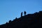 Climbers over the Kala Patthar, Gorak Shep, Everest Base Camp trek, Nepal