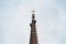 Climbers on the roof of The Name of Mary Church. Novi Sad, Serbia.